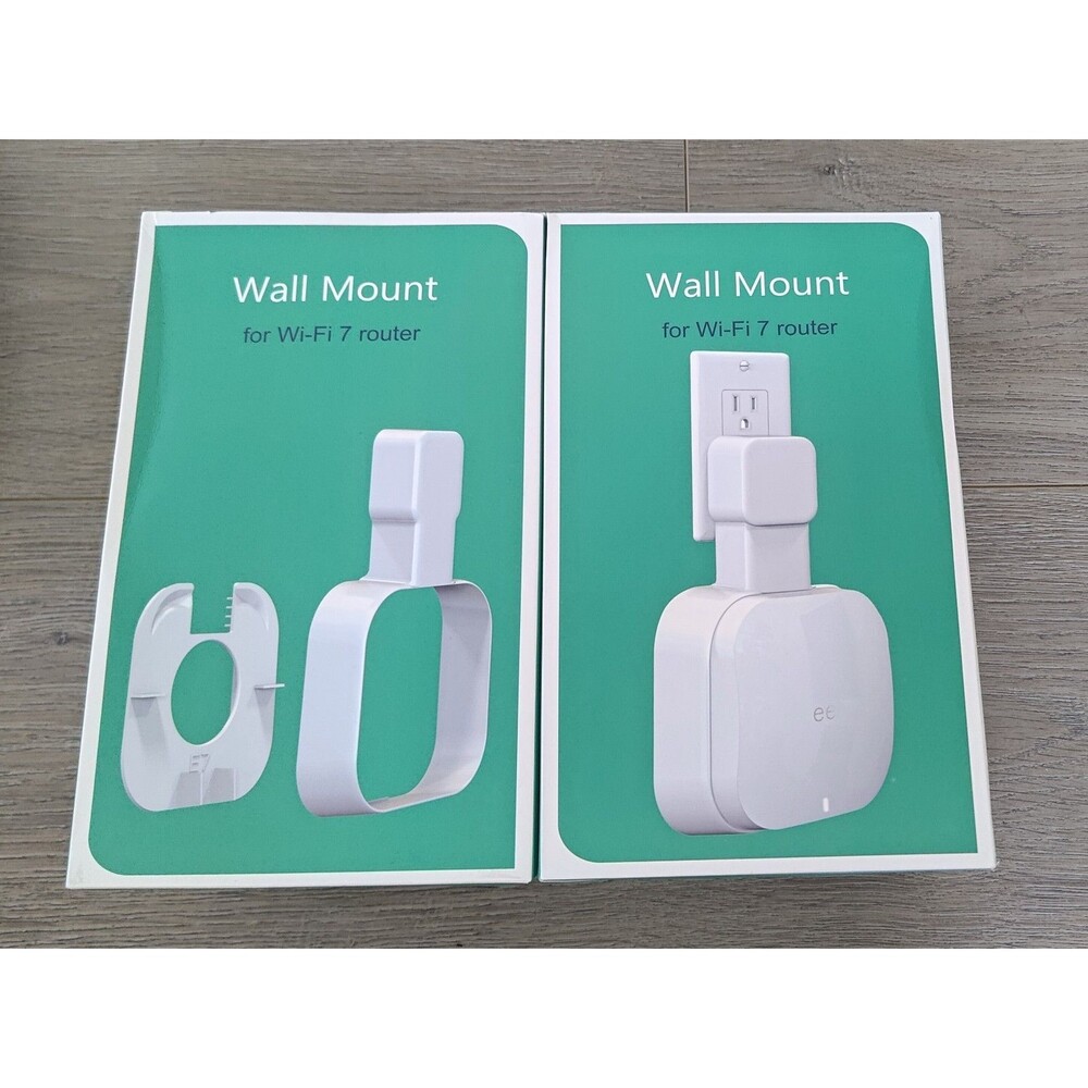 2 Pack Outlet Wall Mount For Wifi 7 Router Open Box - Picture 3 of 10
